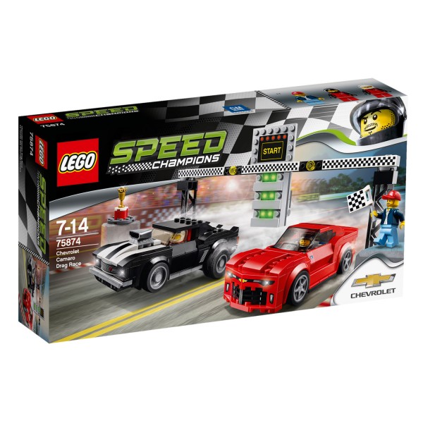 Lego 75874 Speed Champions : La course des Chevrolet Camaro - Lego-75874