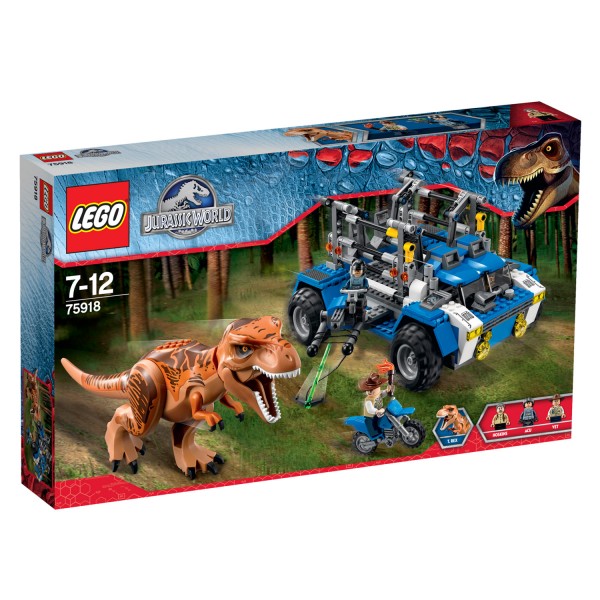 Lego 75918 Jurassic World : La poursuite du T-Rex - Lego-75918