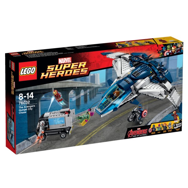 Lego 76032 Super Heroes : Avengers : La poursuite du Quinjet des Avengers - Lego-76032