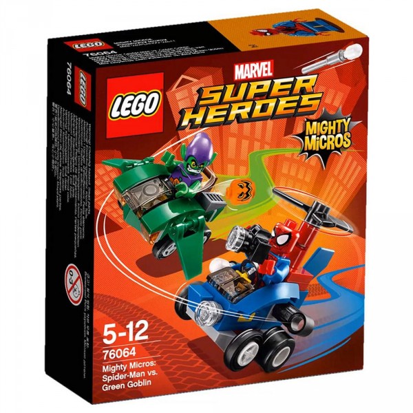 Lego 76064 Super Heroes : Mighty Micros : Spider-Man contre le Bouffon Vert - Lego-76064