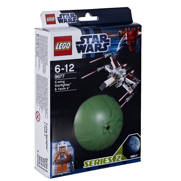 Lego 9677 - Star Wars - Série 2 : X- wing Starfighter & Yavin - Lego-9677