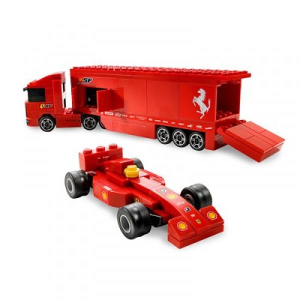 Lego Action Racers - Le mini-camion de l'écurie F1 Ferrari - Lego-8153