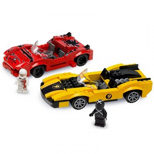Lego Action Racers - Speed Racer : Racer X et Taejo Togokhan - Lego-8159