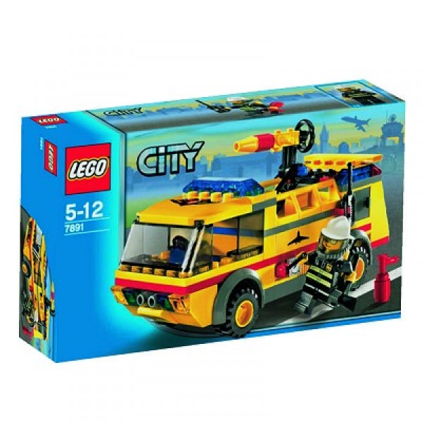 Lego City Aéroport - Camion des pompiers de l'aéroport - Lego-7891