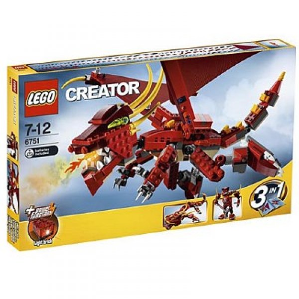Lego 6751 - Creator - 3 en 1 : Le dragon - Lego-6751