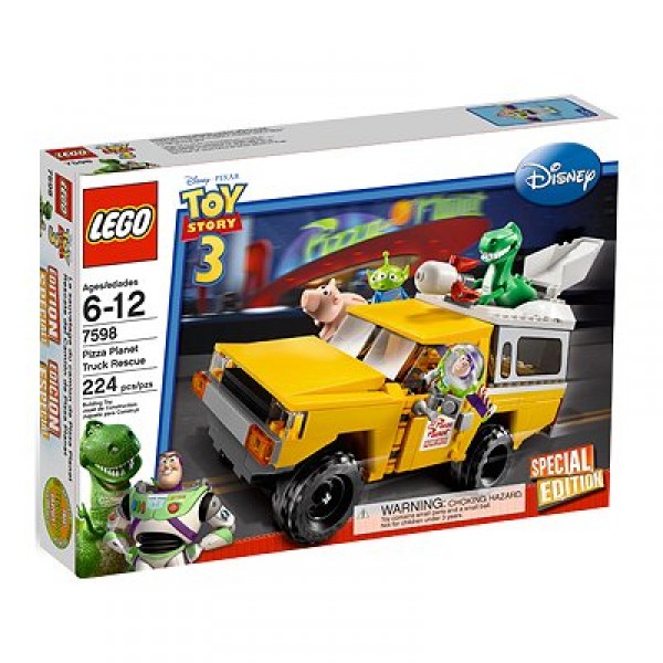 Lego Disney - Toy Story : La course en camionnette Pizza Planet - Lego-7598