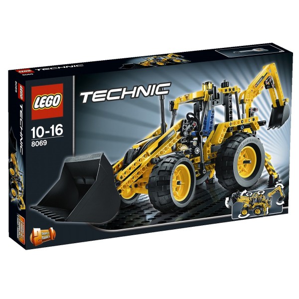 Lego 8069 - Technic : La pelleteuse jaune - Lego-8069
