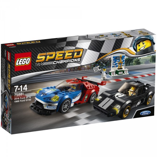 LEGO® 75881 Speed Champions™ : Ford GT 2016 & Ford GT40 1966 - Lego-75881