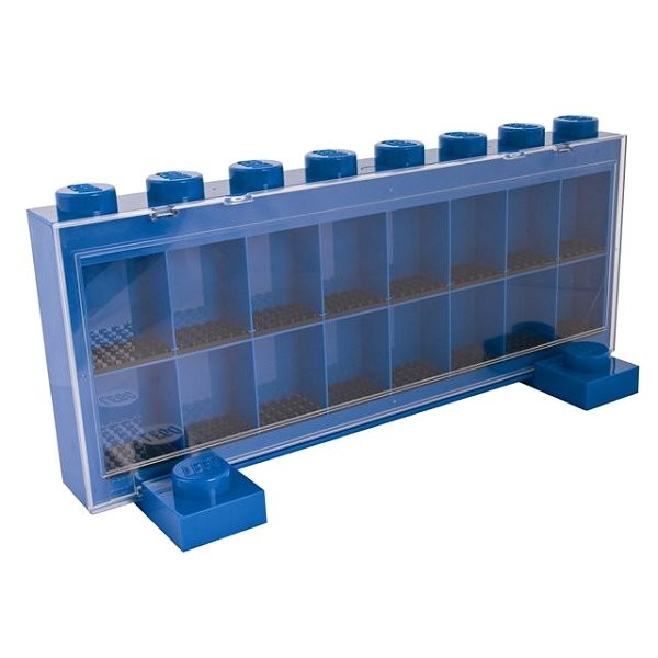 Vitrine pour figurine Lego : 16 cases bleues - Sablon-106-004-1