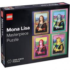 Puzzle 1000 pièces : LEGO Masterpiece - Mona Lisa