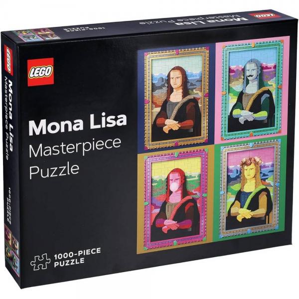 Puzzle 1000 pièces : LEGO Masterpiece - Mona Lisa - Galison-230856