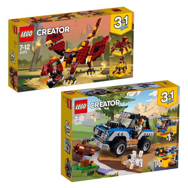 Kit LEGO® Creator™ : Les aventures tout-terrain et Les créatures mythiques - KIT00029