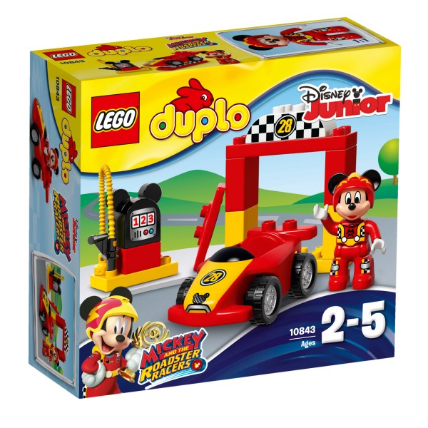 LEGO® 10843 DUPLO® : Disney Junior : La voiture de course de Mickey - Lego-10843