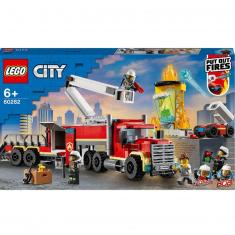 LEGO® 60282 City : L'unité de commandement des pompiers