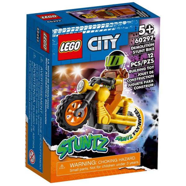 Lego City : La moto de cascade Démolition - Lego-60297