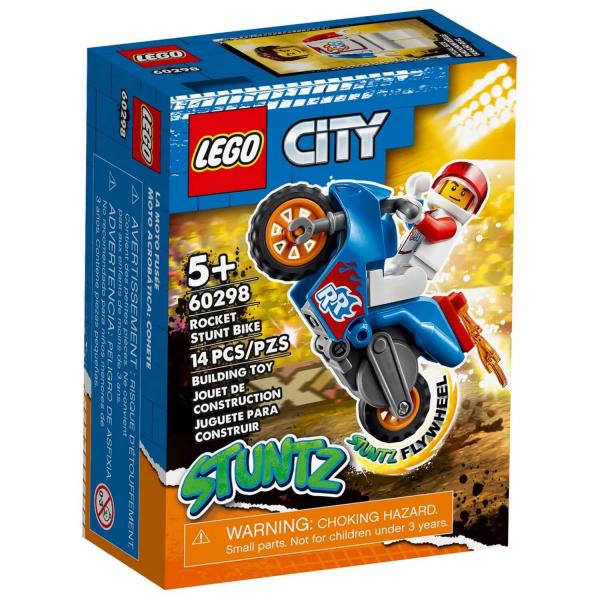Lego City : La moto de cascade Fusée - Lego-60298