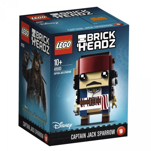 LEGO® 41593 BrickHeadz : LEGO® Pirate des Caraïbes™ : Capitaine Jack Sparrow - Lego-41593