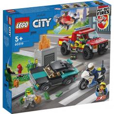 LEGO® City 60319 : Sauvetage des Pompiers et Police