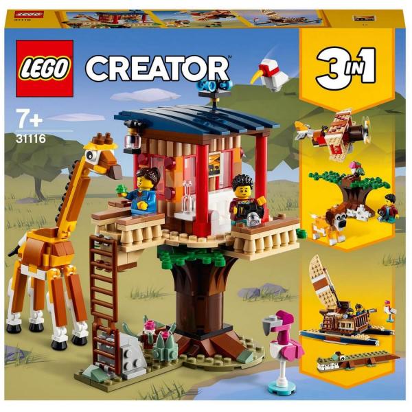 LEGO® 31116 Creator 3-en-1 : La cabane dans l’arbre du safari - Lego-31116
