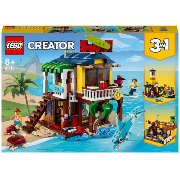 LEGO® 31118 Creator 3-en-1 : La maison sur la plage du surfeur - Lego-31118