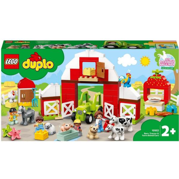 LEGO® 10952 DUPLO® : La grange, le tracteur et les animaux de la ferme - Lego-10952