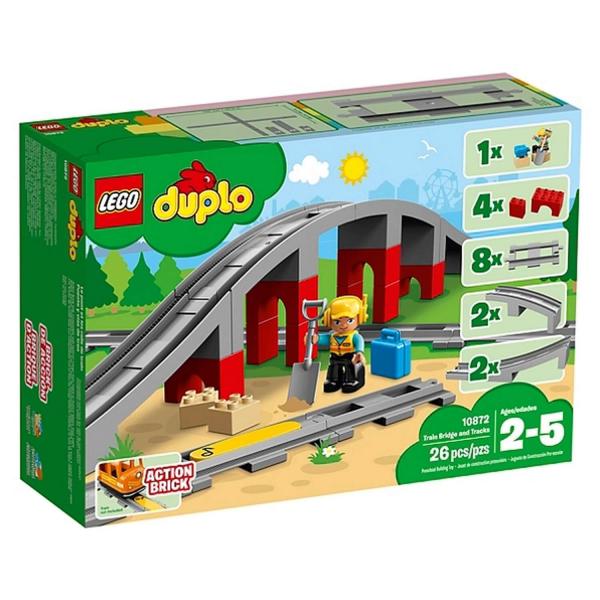 LEGO® 10872 DUPLO® : Les rails et pont du train - Lego-10872