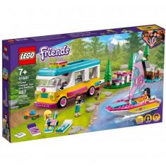 Lego Friends : Le camping-car et le voilier de la forêt