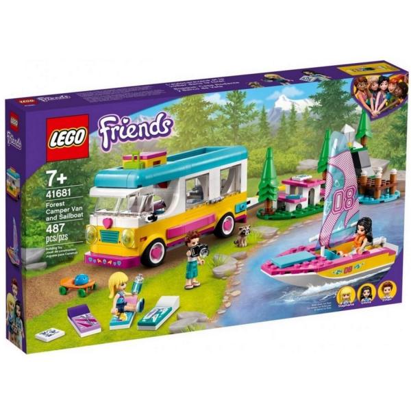 Lego Friends : Le camping-car et le voilier de la forêt - Lego-41681