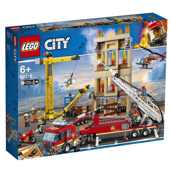 LEGO® 60216 City : Les pompiers du centre-ville - Lego-60216