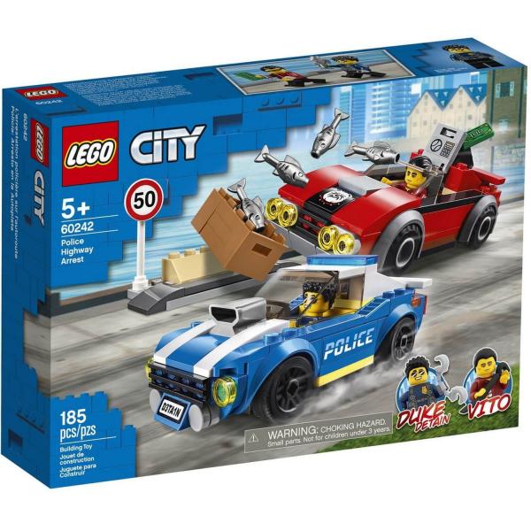 LEGO® 60242 City : Course Poursuite Autoroute - Lego-60242