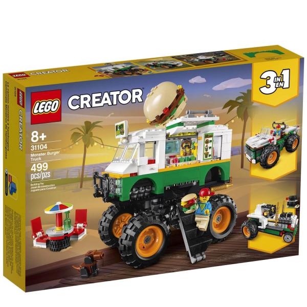Lego Creator : Le Monster Truck à hamburgers - Lego-31104