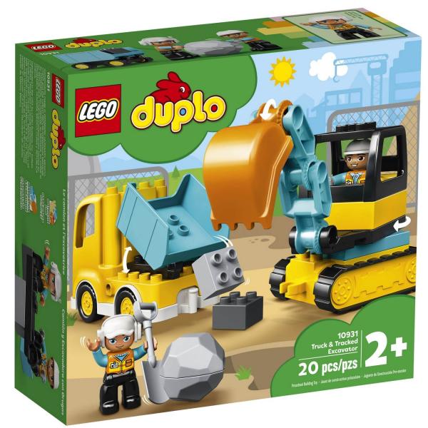 Lego Duplo : Le camion et la pelleteuse - Lego-10931
