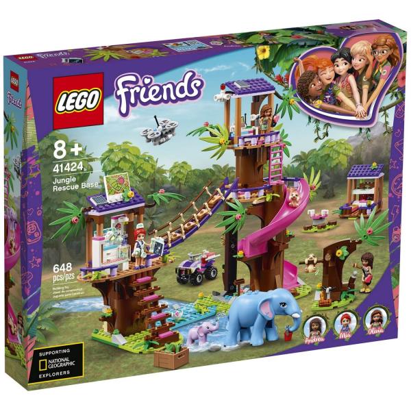 Lego Friends : La base de sauvetage dans la jungle - Lego-41424
