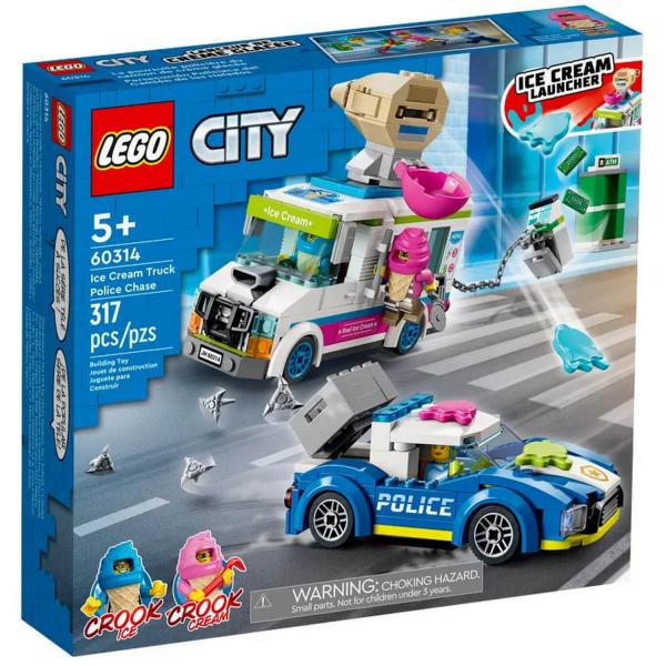 LEGO® City 60314 : La course-poursuite du camion de glaces - Lego-60314