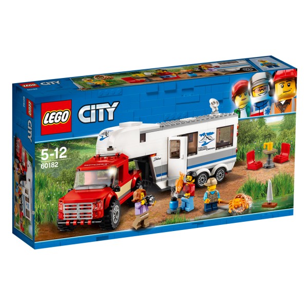 LEGO® 60182 City™ : Le pick-up et sa caravane - Lego-60182