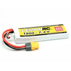 Accu Lipo LemonRC 2S 1800mAh 7.4V (35C) XT60