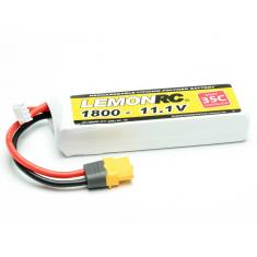 Accu Lipo LemonRC 3S 1800mAh 11.1V (35C) XT60