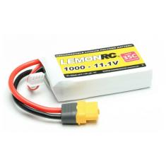 Accu Lipo 3S 11.1v 1000mAh 35C XT60 -  LemonRC