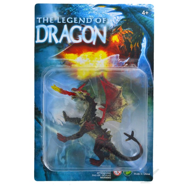 Figurine Dragon : noir avec crochet à la queue - LGRI-GT93997-6
