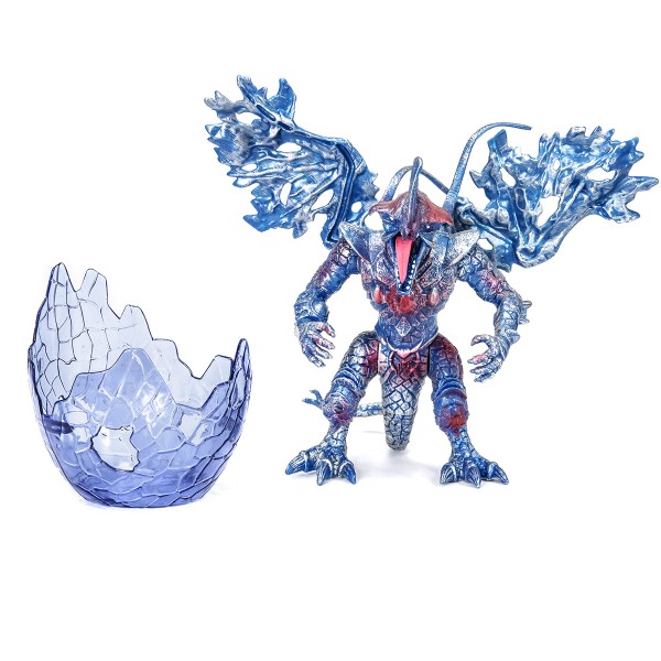 Figurine Dragon avec Oeuf : Rouge et bleu au coeur rouge - LGRI-GT93986-5