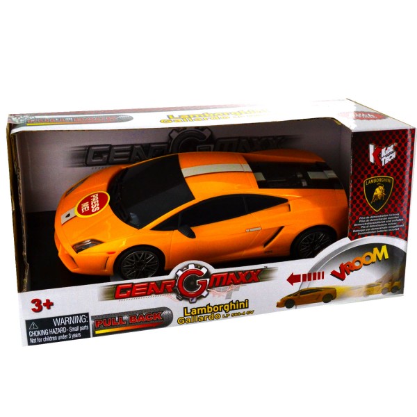 Voiture à Rétro-Friction : Lamborghini Gallardo jaune - LGRI-89902-5