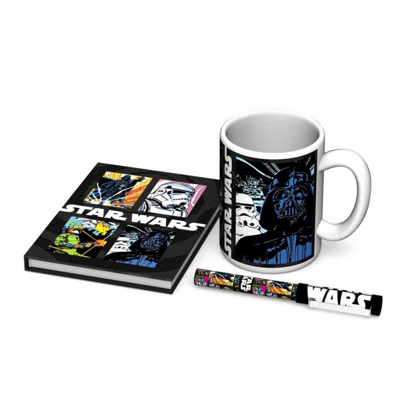 Coffret Star Wars : Mug, stylo et carnet - Lannoo-440600X