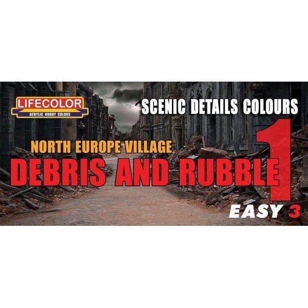 North Europe Village Debris and Rubble 1 - Lifecolor - MS07