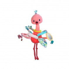 Anaïs the flamingo ring rattle