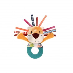 Jack the lion teething rattle