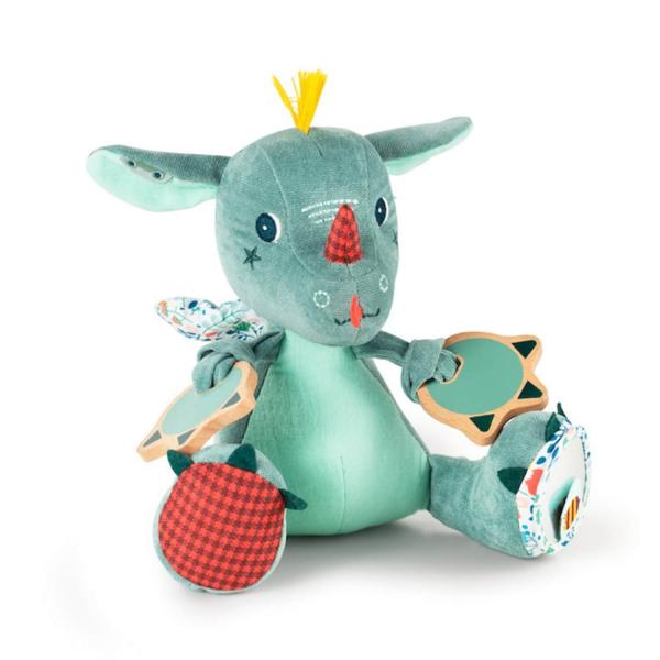 Joe the dragon multi-activity plush - Lilliputiens-83299