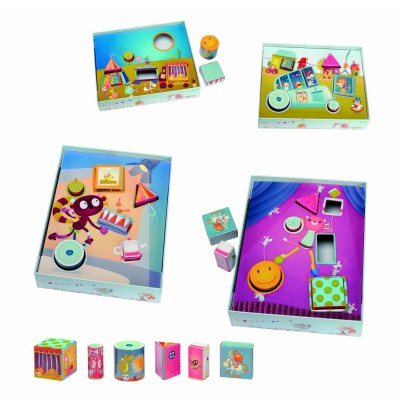 Encastrement 6 pièces : Circus Imagi'blocs - Lilliputiens-86420