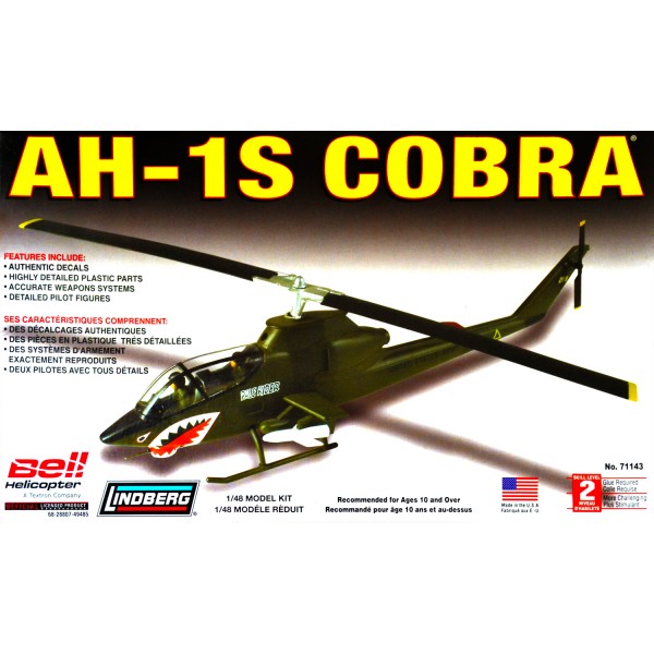 Maquette hélicoptère : AH-1S Cobra - Lindberg-71143