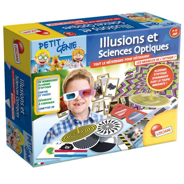 Coffret petit génie : Illusions et sciences optiques - Lisciani-F42272