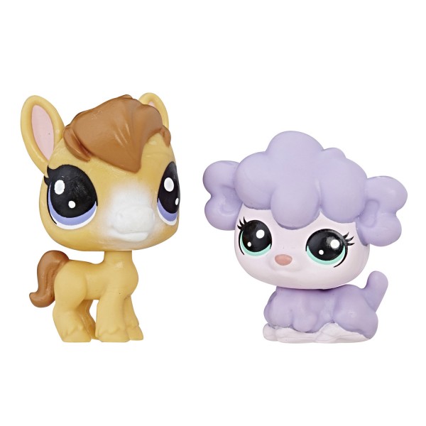 Figurine Petshop : Duo mini figurines Série 1: Kimmy Lambton et Dru McHoof - Hasbro-B9389-C1678